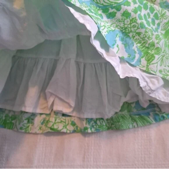 Lilly Pulitzer girls size 4 mini gosling lion, bear sleeveless dress, VGUC - Picture 2 of 5